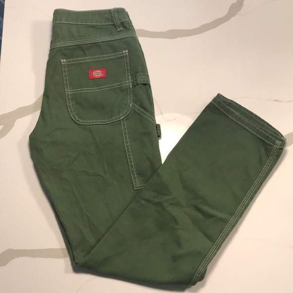 Dickies Pants - Women’s Olive Green Dickies Carpenter Pants, Size 1/25